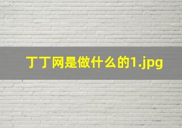 丁丁网是做什么的