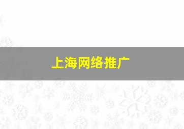 上海网络推广