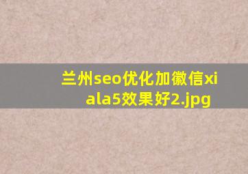 兰州seo优化加徽信xiala5效果好