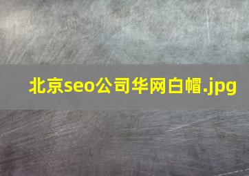 北京seo公司华网白帽