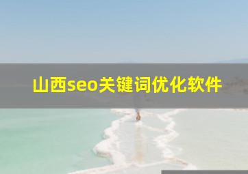 山西seo关键词优化软件