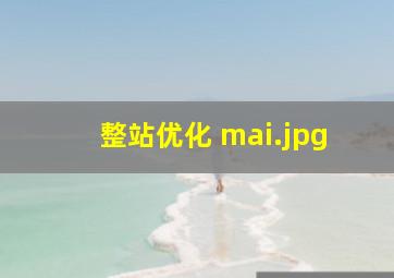 整站优化 mai