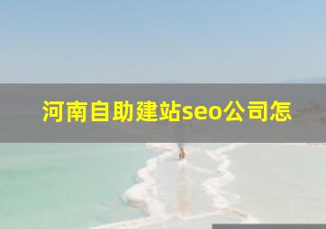 河南自助建站seo公司怎
