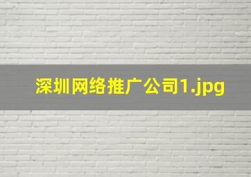 深圳网络推广公司