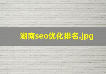 湖南seo优化排名