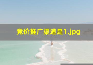 竞价推广渠道是