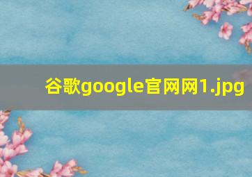 谷歌google官网网