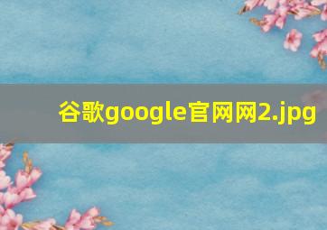 谷歌google官网网
