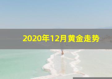 2020年12月黄金走势
