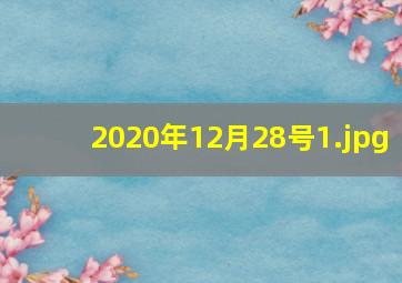 2020年12月28号