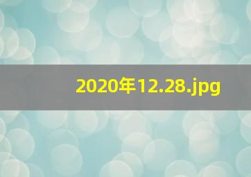 2020年12.28