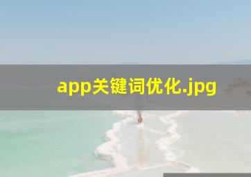app关键词优化
