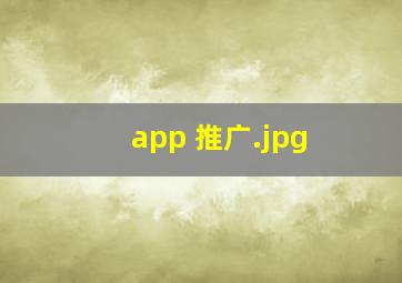 app 推广
