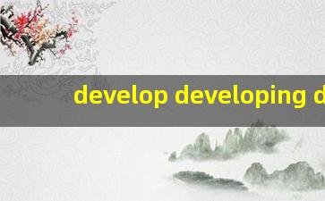 develop developing dev