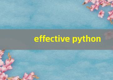 effective python