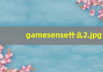 gamesense什么