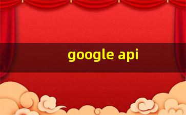 google api 