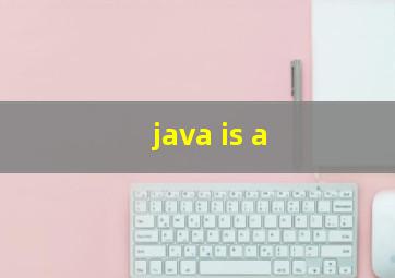 java is a