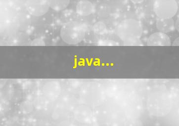 java...