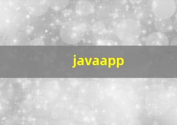 javaapp
