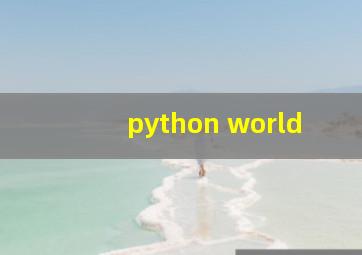 python world