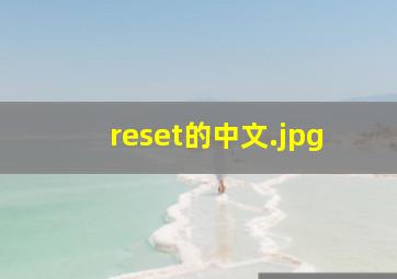 reset的中文