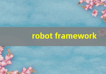robot framework 