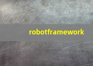 robotframework 