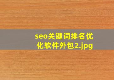 seo关键词排名优化软件外包