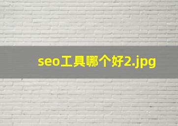 seo工具哪个好