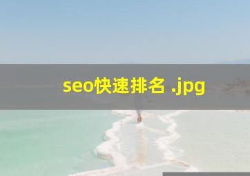 seo快速排名 