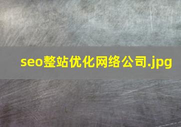 seo整站优化网络公司