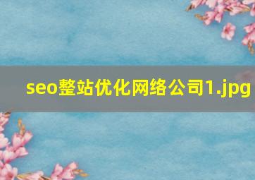 seo整站优化网络公司