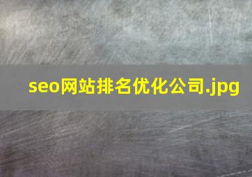 seo网站排名优化公司