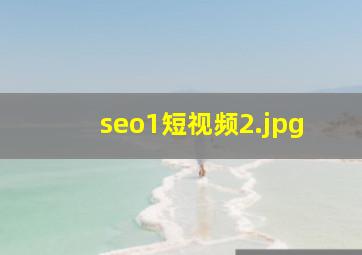 seo1短视频