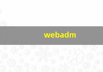 webadm